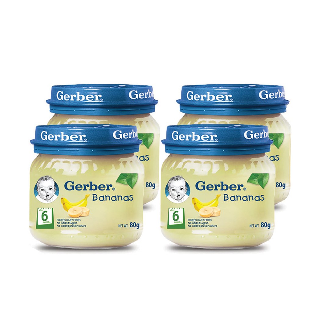 gerber banana puree