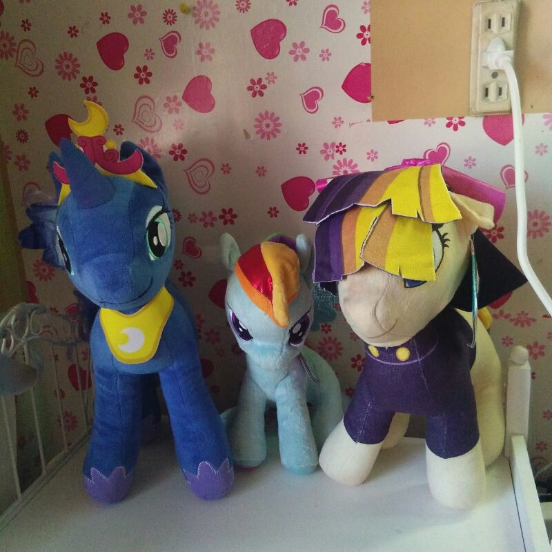 Original Hasbro My Little Pony Plush Toys Princess Luna Rainbow Dash Songbird Serenade Shopee Philippines