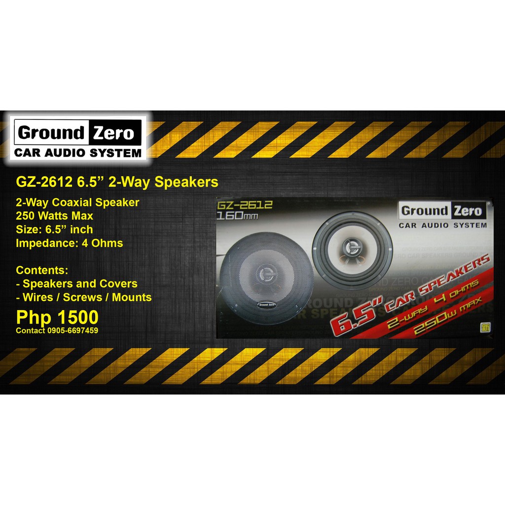 ground zero motorcycle speakers