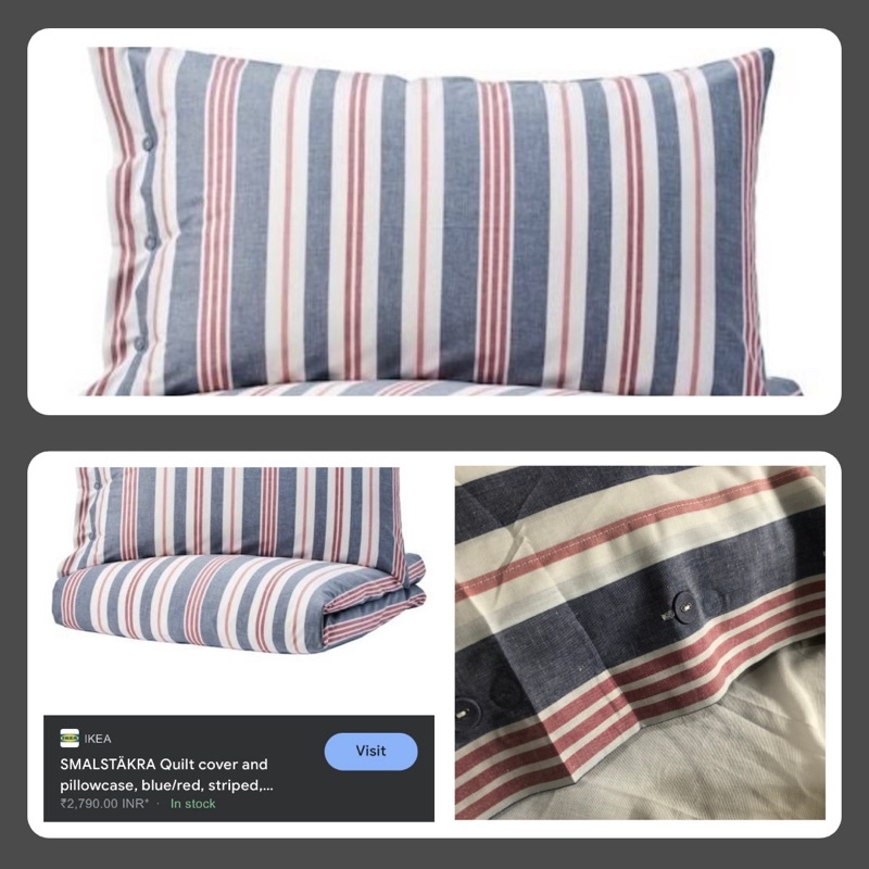 IKEA Pillowcase (Fits StandardSuper Standard) Shopee Philippines