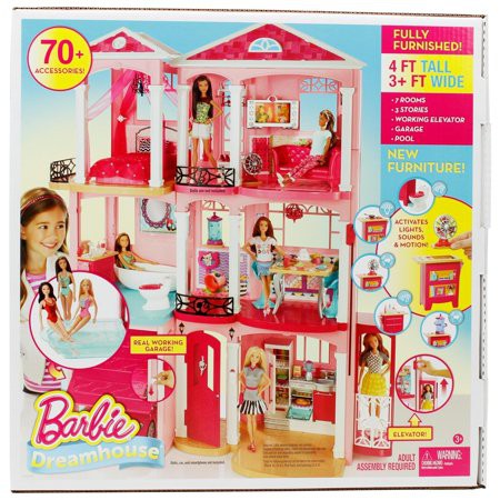 barbie dream house with 70 accessories