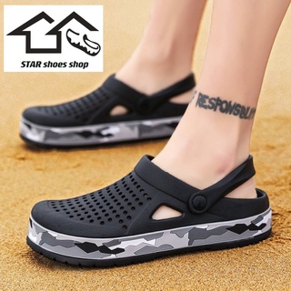 Summer Women Hollow Hole Slip On Loafers Shoes Jelly Net Birds Beach Sandals 
