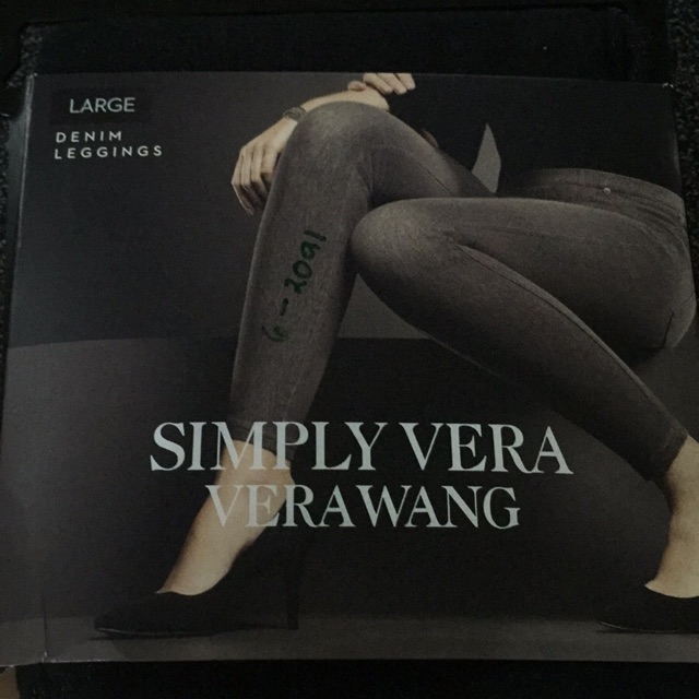 vera wang denim leggings