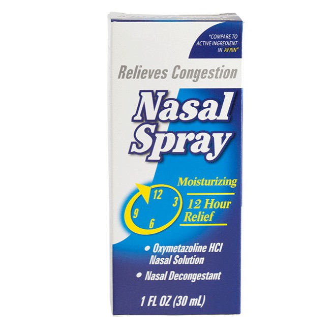 decongestant nasal spray brands