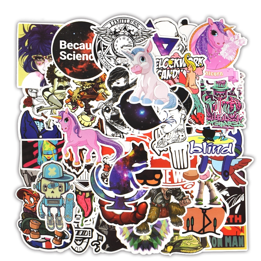 cartoon sticker bomb