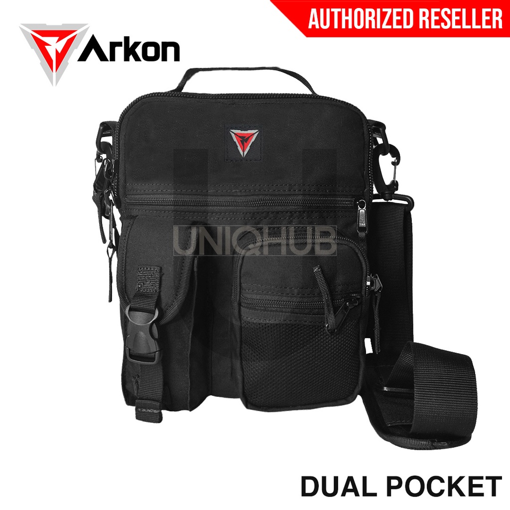 Arkon Dual Pocket Sling Bag Original Cordura Fabric and YKK Zipper and