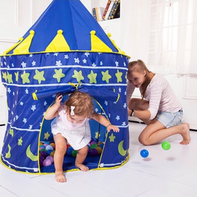 Hm Castle Pop Up Play Tent For Kids Shopee Philippines