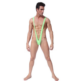 2021 Swimwear Men Tonichella Sexy Mens Briefs Thong G String Bikini Bottom Swimwear Borat Jockstrap #2