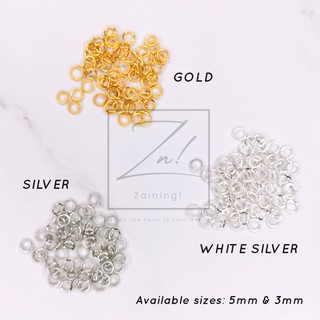 50pcs jumpring metal findings for diy jewelry or accessory making