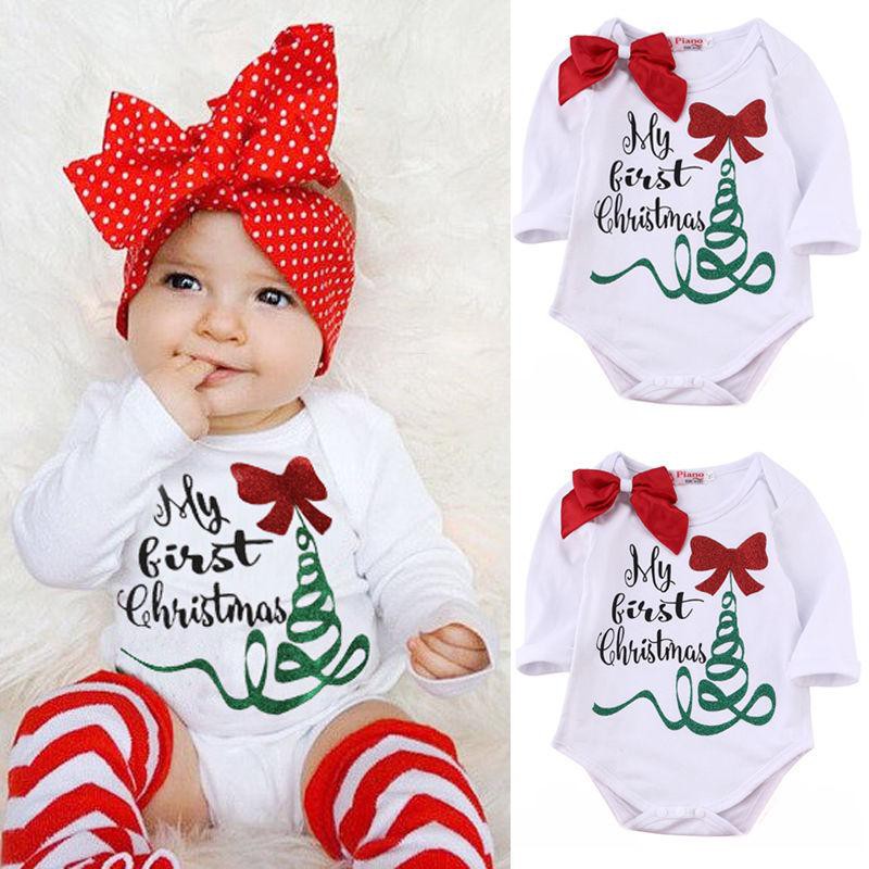 baby's first xmas outfit