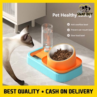 [12.12 SALE] Bowl With bottle Pet Cat Dog 3 in 1 Feeder Bowl Drinking Bottle Set Automatic dog bowl