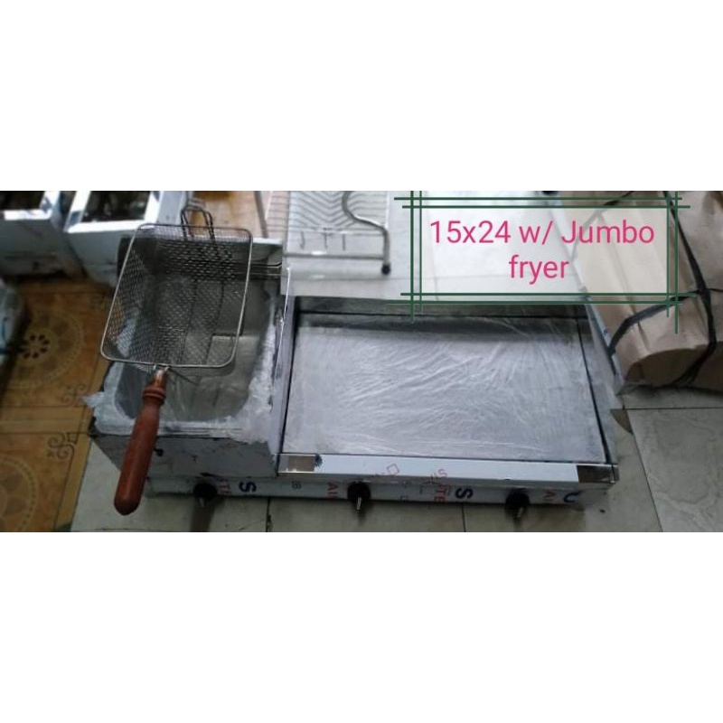 15x24 Burger grill with Deep Fryer 2in1 Shopee Philippines