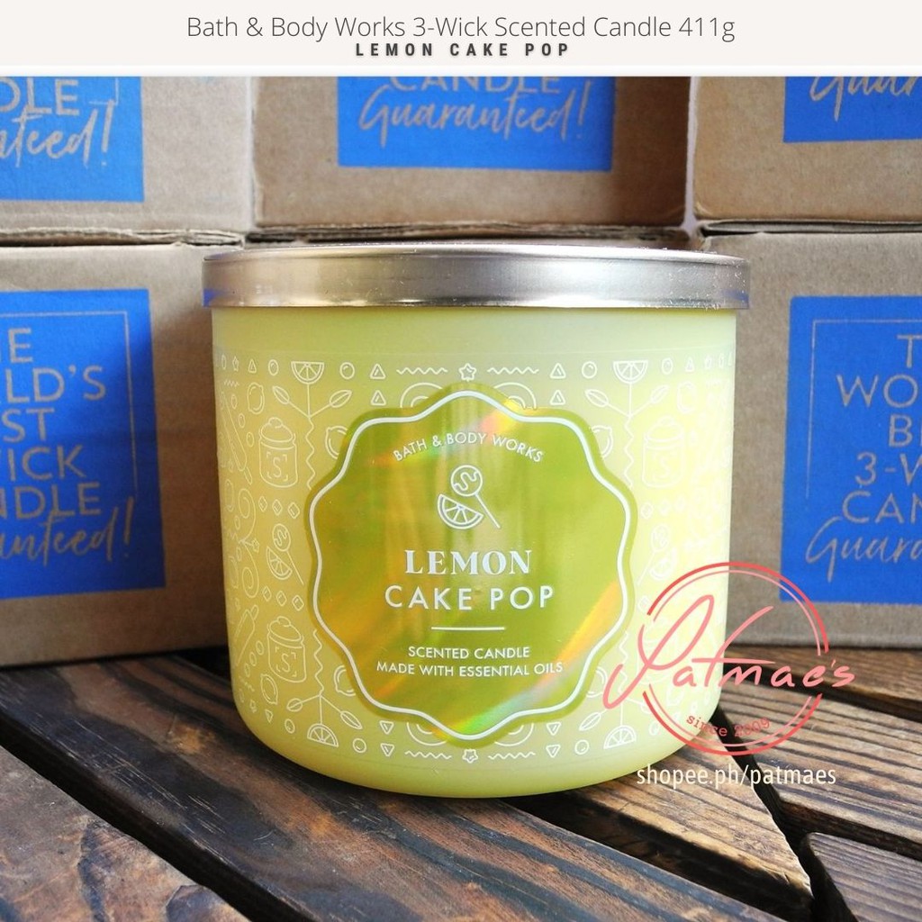 lemon cake pop candle bath and body works