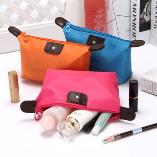 Waterproof Make Up Pouch Travel portable candy color cosmetic organizer bag Mini wallet coin purse