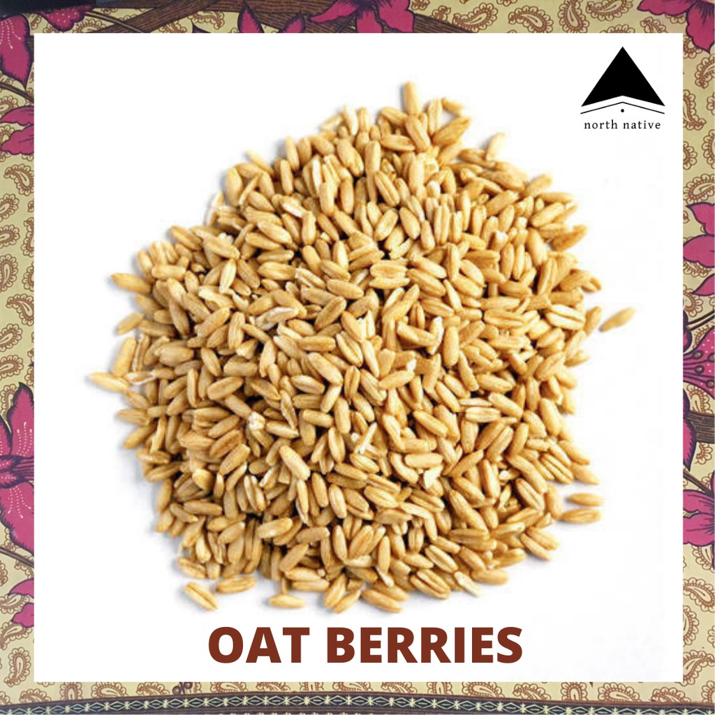 Oat Berries / Groats - 1kg, Organic, NON-GMO, Gluten Free and Whole for ...