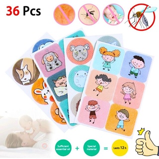 36pcs Super Cute Designs Anti Mosquito Patch Stickers For Kids Toddlers Mosquito Repellant Patch