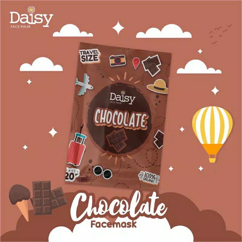 Daisy Chocolate Organic Mask 20g Shopee Philippines
