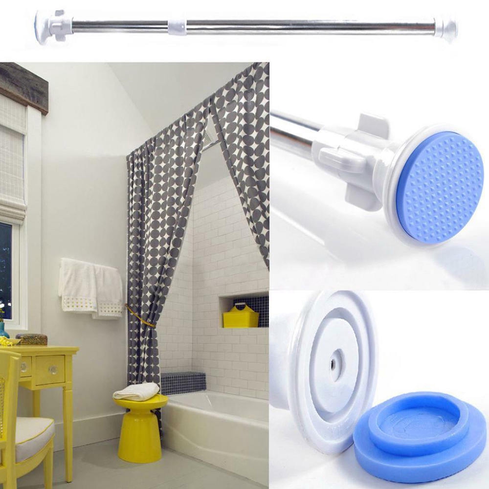 bathroom shower curtain rods