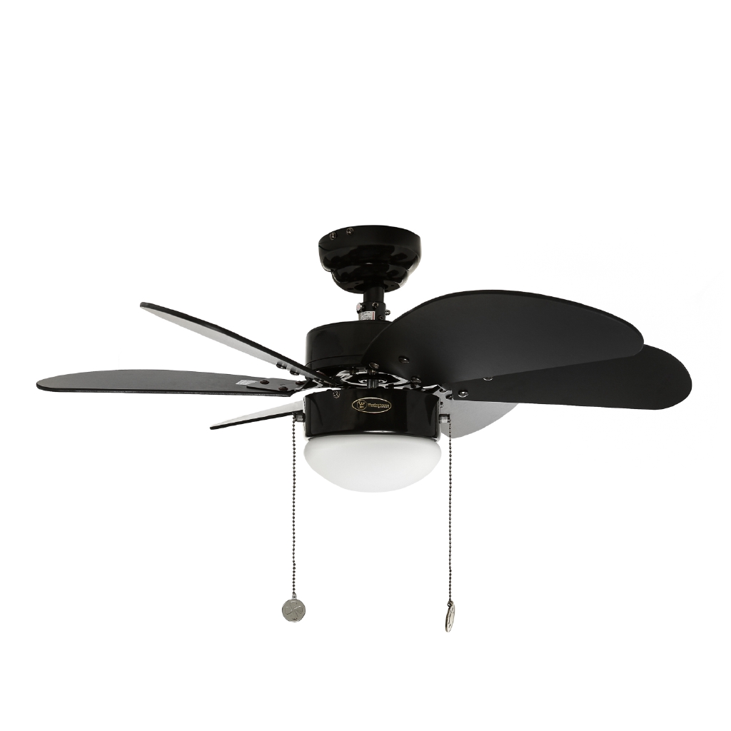 Westinghouse 30in 76cm Turbo Swirl Ceiling Fan Black Shopee