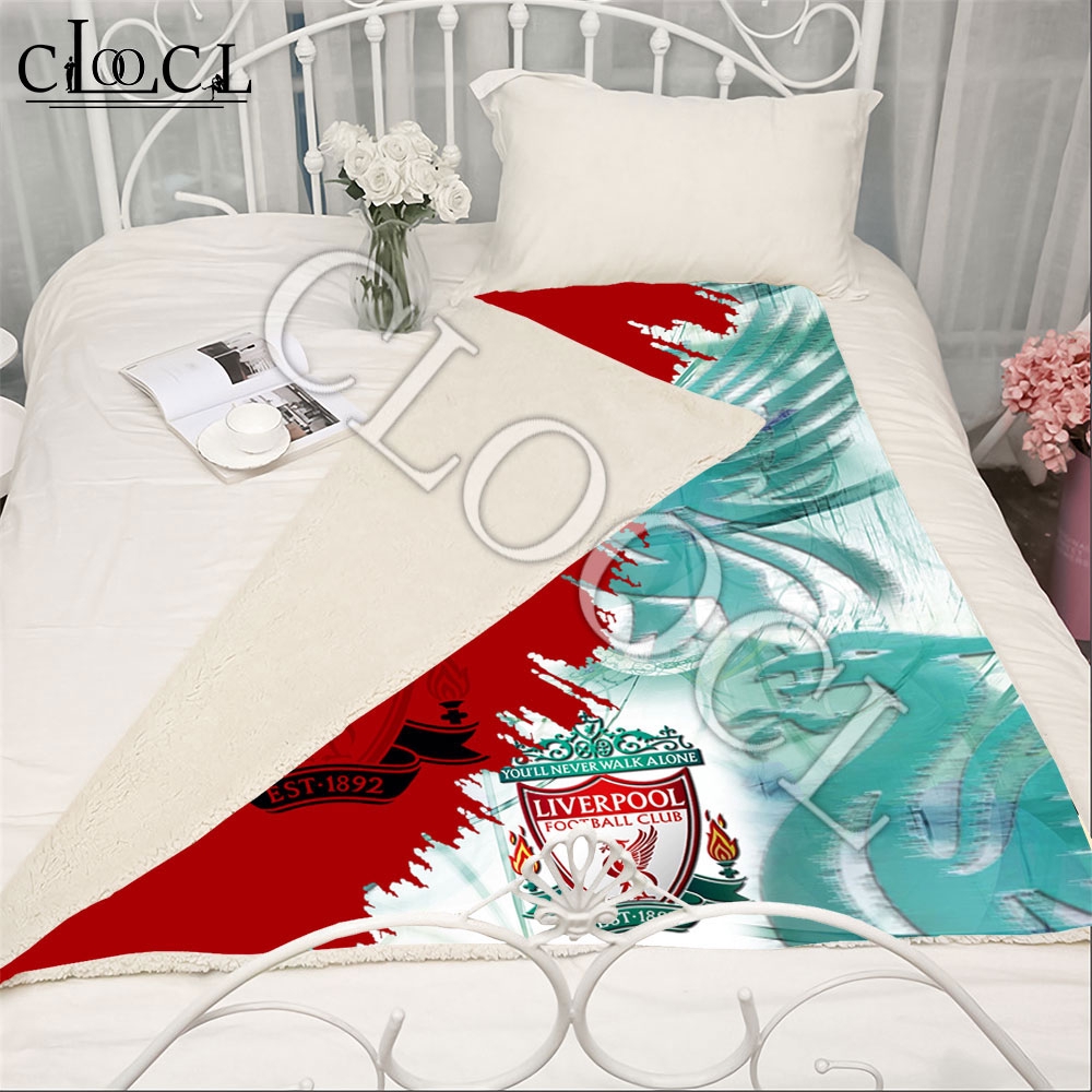 Hx Liverpool F C 3d Printing Teen Bedding Boy Girl Plush Blanket