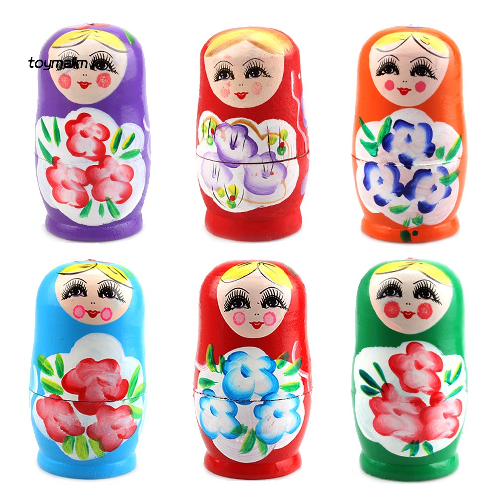 hand painted nesting dolls