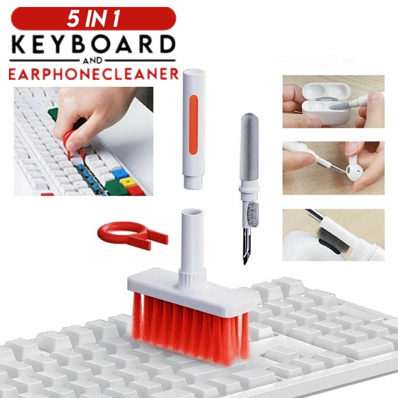 5in1 MultiFunction Computer Cleaning Tools Kit Cleaning Soft Brush
