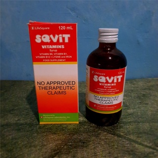 ㍿□SQVIT Vitamins Syrup Sqvit Food Supplement Multivitamins For kids