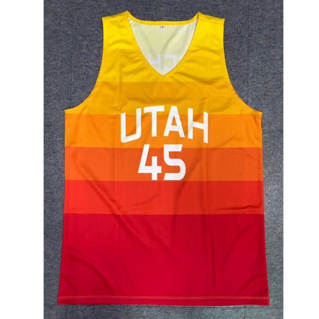 orange sublimation jersey