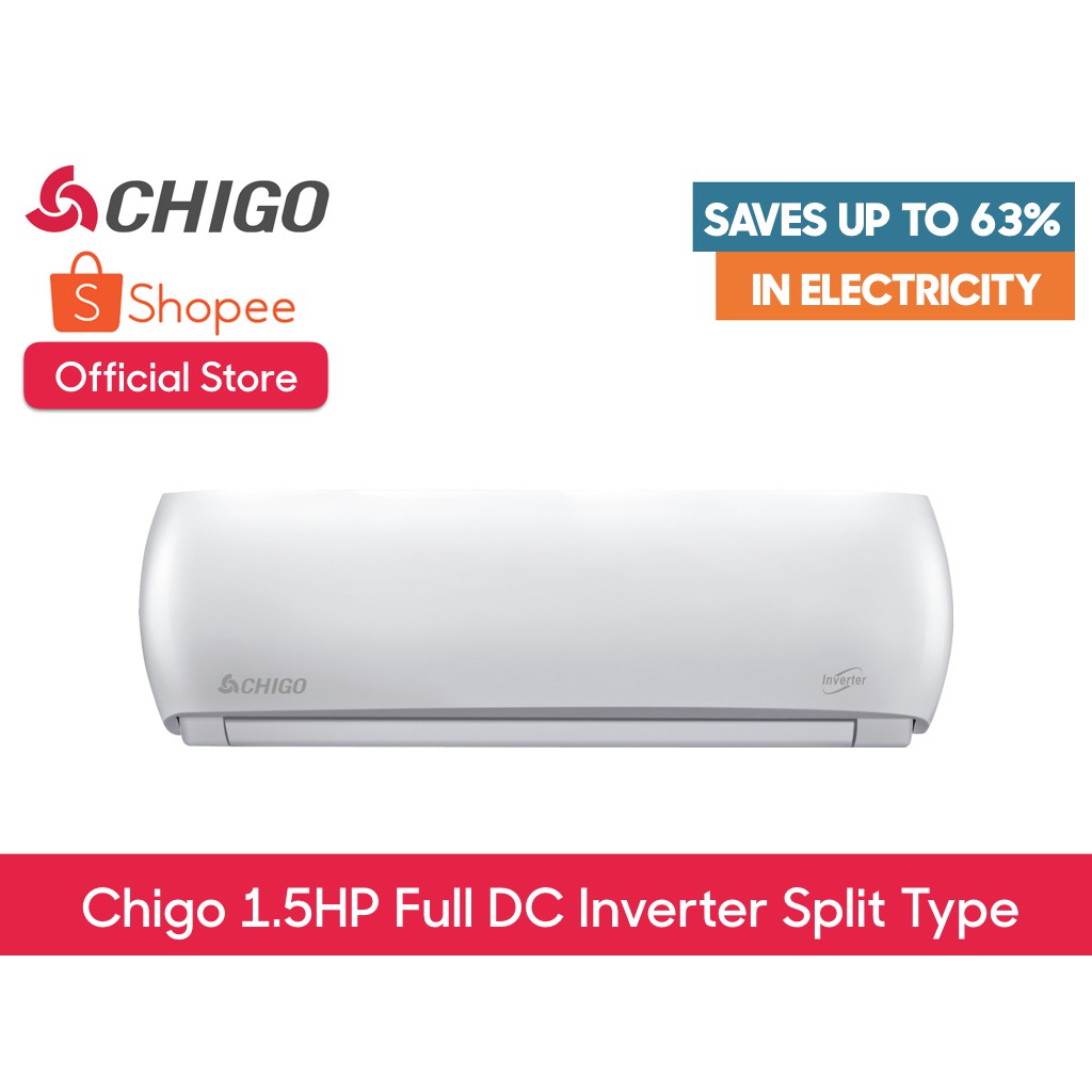 Chigo 1.5 HP Full DC Inverter Wall Mounted Split Type Air Conditioner