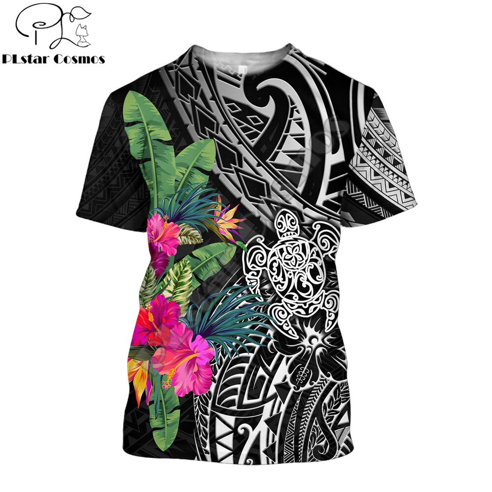 Pohnpei Polynesian Tribe Turtle Tattoo 3D Printed Men t shirt Summer Fashion Harajuku short Sleeve Tee shirts Unisex tops TX-2