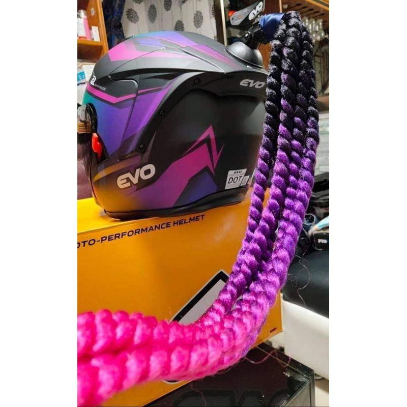 Authentic Evo Braided Helmet For Girls Shopee Philippines
