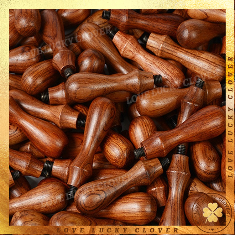 European Style Retro Fire Lacquer Sealing Wooden Handle Wax Seal