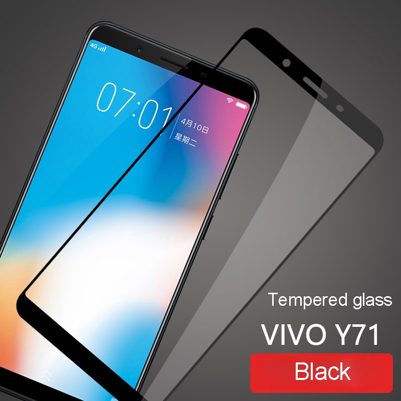 Tempered Glass For VIVO Y71 9H 2.5D Full Screen Protector | Shopee ...