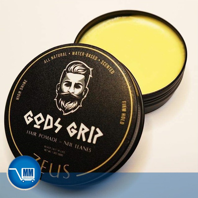 Gods Grip Hair Pomade By Neil Llanes ZEUS 1.80z (50G) Shopee Philippines