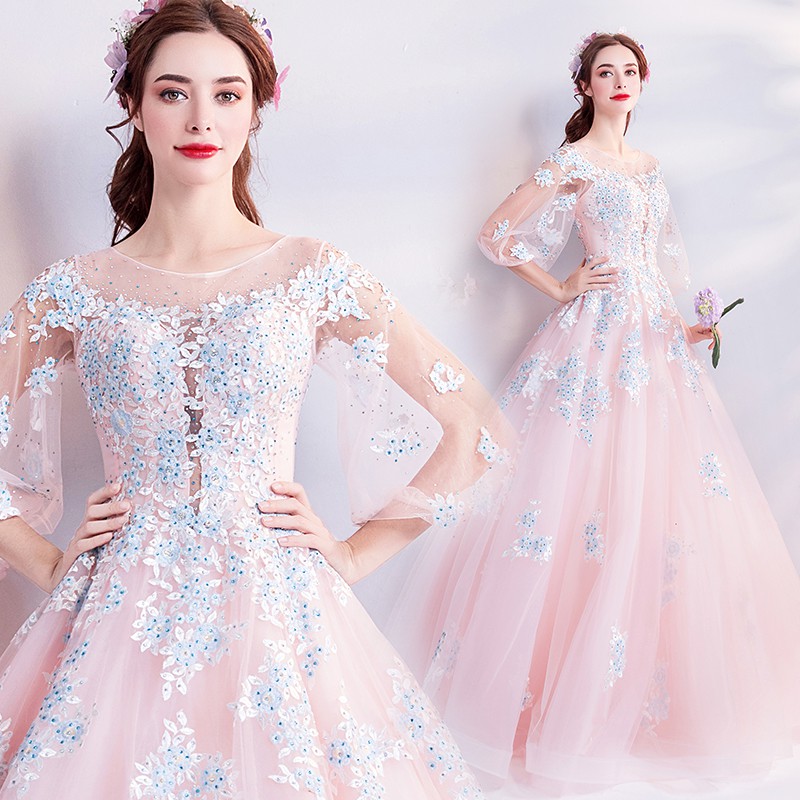 Zcj Angel Wedding Dress Back Flower Man Cherry Blossom Pin