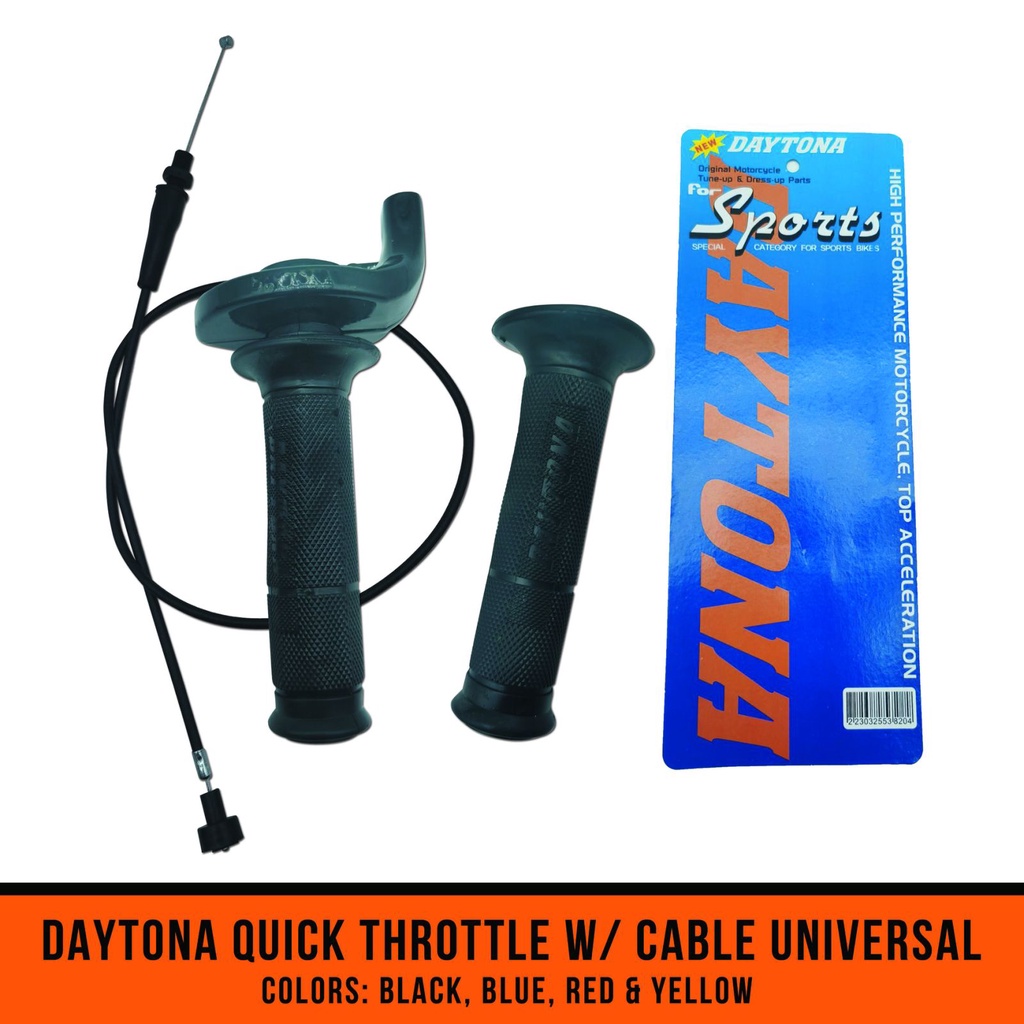 Daytona QUICK THROTTLE W /CABLE UNIVERSAL Shopee Philippines