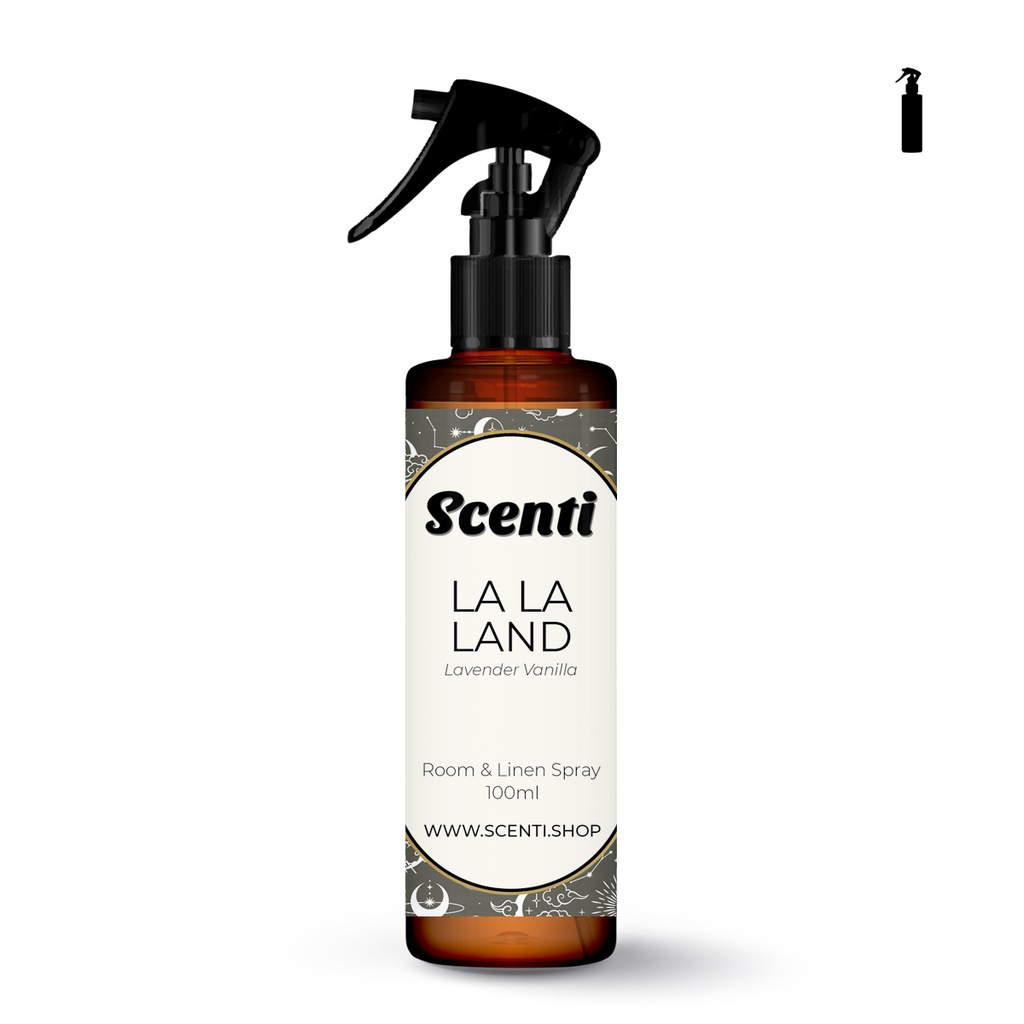 Scenti Room and Linen Spray - LA LA LAND Lavender and Vanilla 100ml ...
