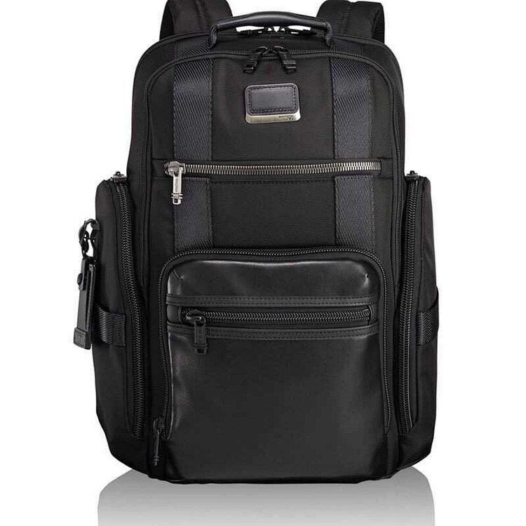 (Ready stock and Free engrave)Tumi backpack computer back backpack imported ballistic nylon fabric s