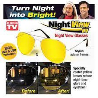 HEKKAW Night Vision Sunglasses Anti-Glare Night Eyewear Driving Glasses Retro Yellow View Lenses #9