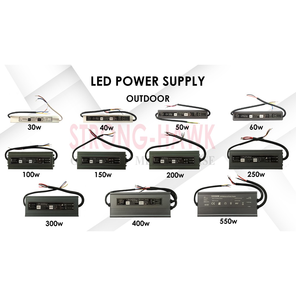 POWER SUPPLY FOR LED SIGNAGE (OUTDOOR) Shopee Philippines