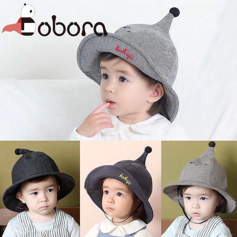 toddler boy sun hat with chin strap