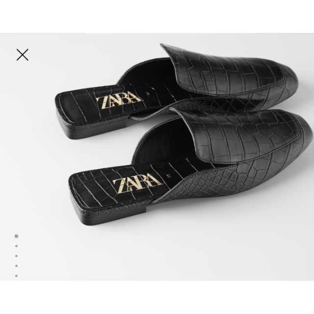 animal print flat mules