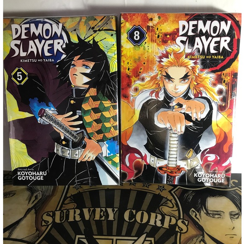 Brand New Demon Slayer Manga Kimetsu No Yaiba Volume 5 English On Hand Shopee Philippines