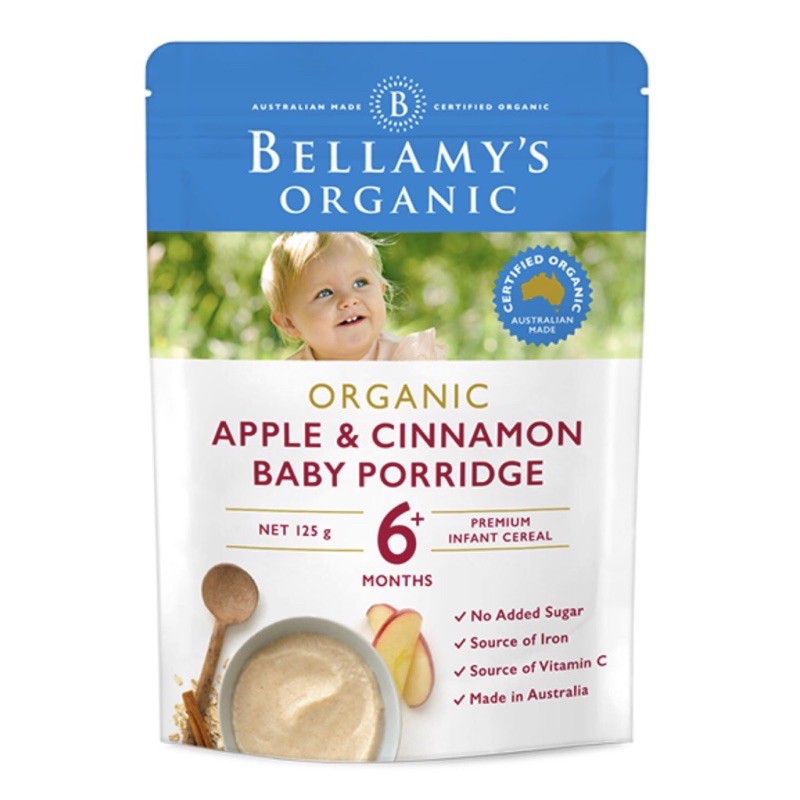 bellamy's organic porridge