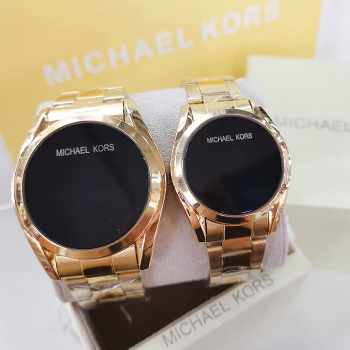 Michael kors touch screen couple watch for wome's & men 100% waterresistant  non-tarnish 100%IPGStrap | Shopee Philippines