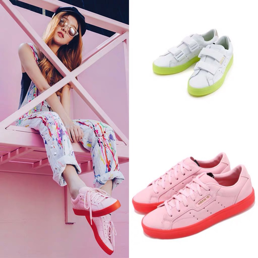 adidas sleek w pink