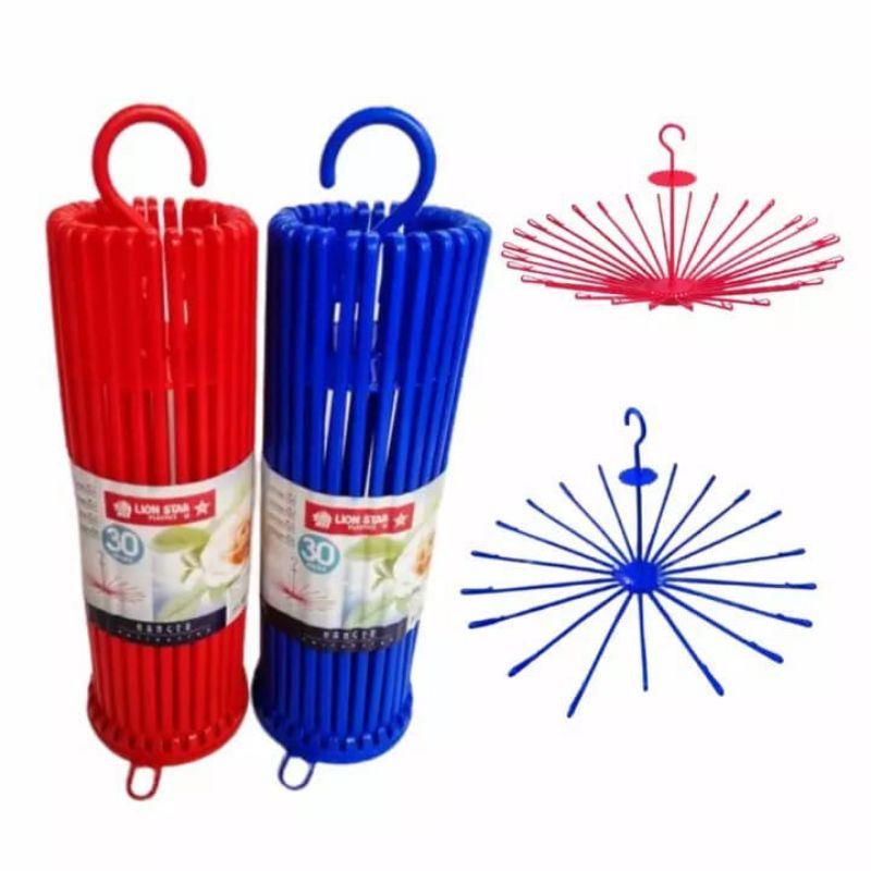 Folding HANGER LION STAR / FOLDING HANGER 30 Stick / Round Clothesline Shopee Philippines