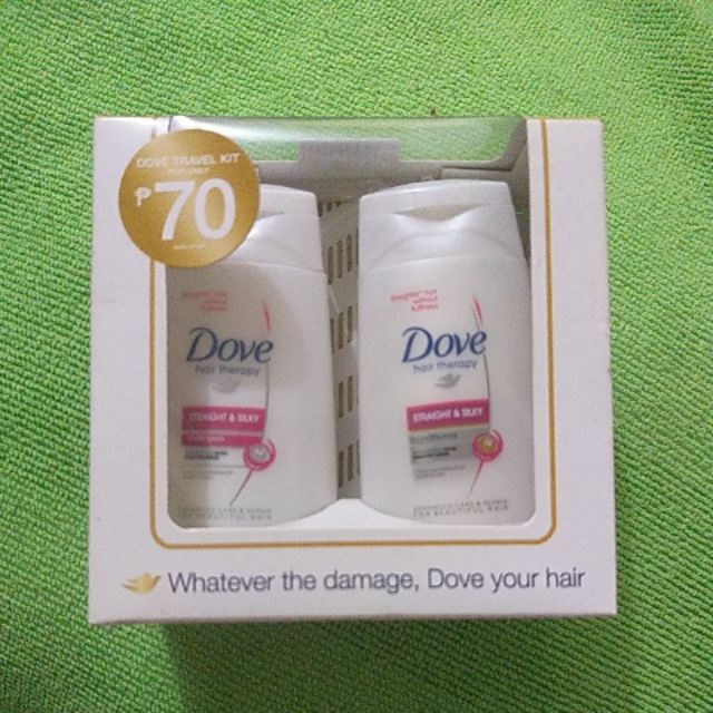 Dove shampoo and conditioner 50mL combo with free pouch Shopee