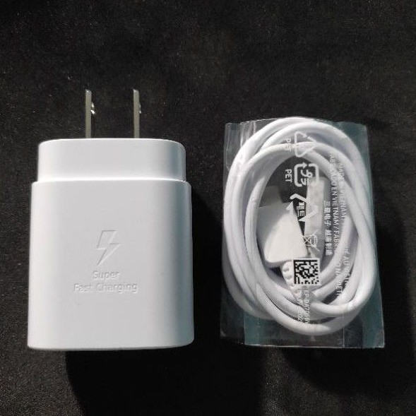 SAMSUNG ORIGINAL A70 25 WATTS WHITE SUPER FAST CHARGING Shopee