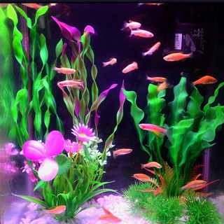 Artificial Aquarium Plastic Fake Green Grass Plant Fish Tank Decor Ornament #3